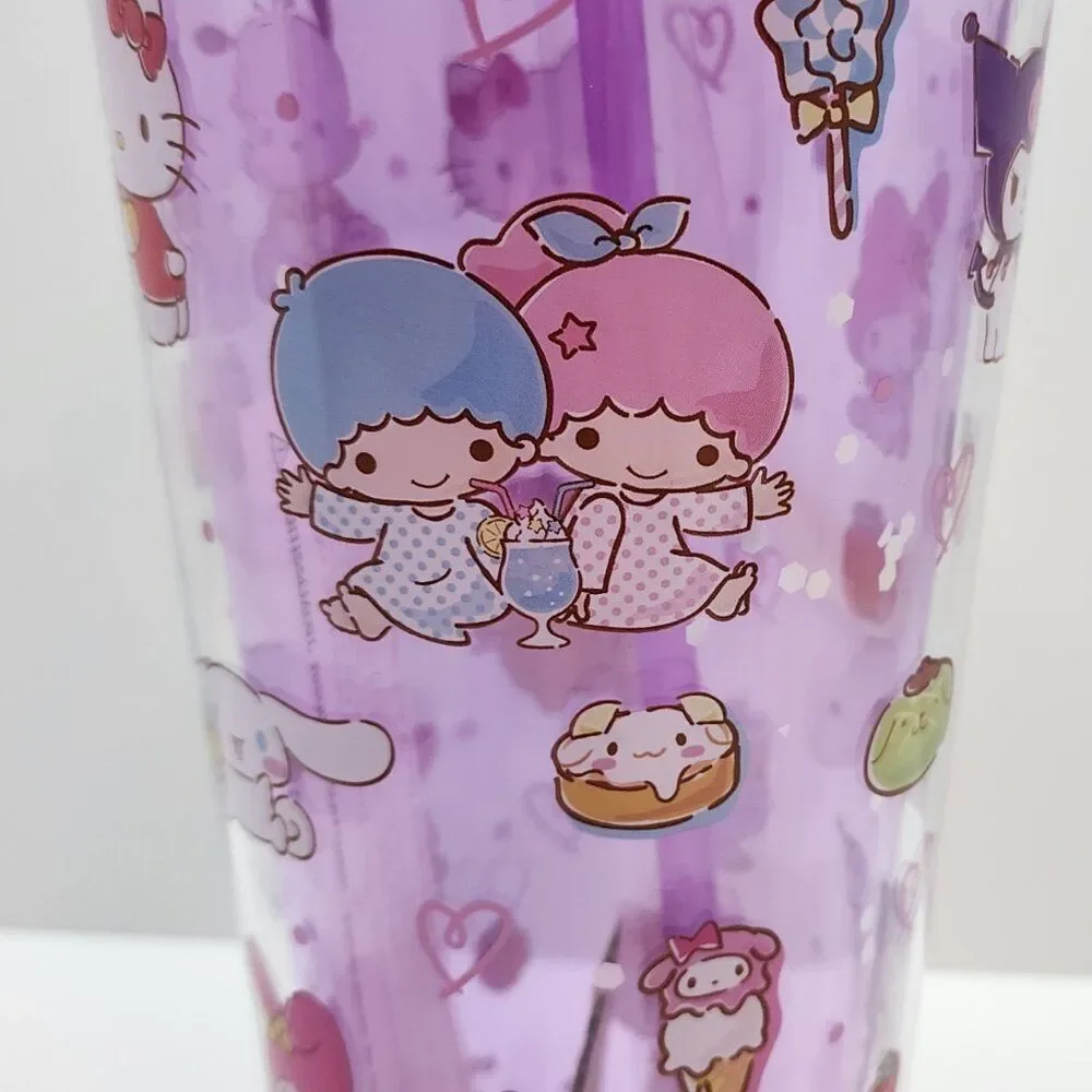 NEW Hello Kitty & Friends Snacks Allover Print Confetti-Filled Carnival Cup